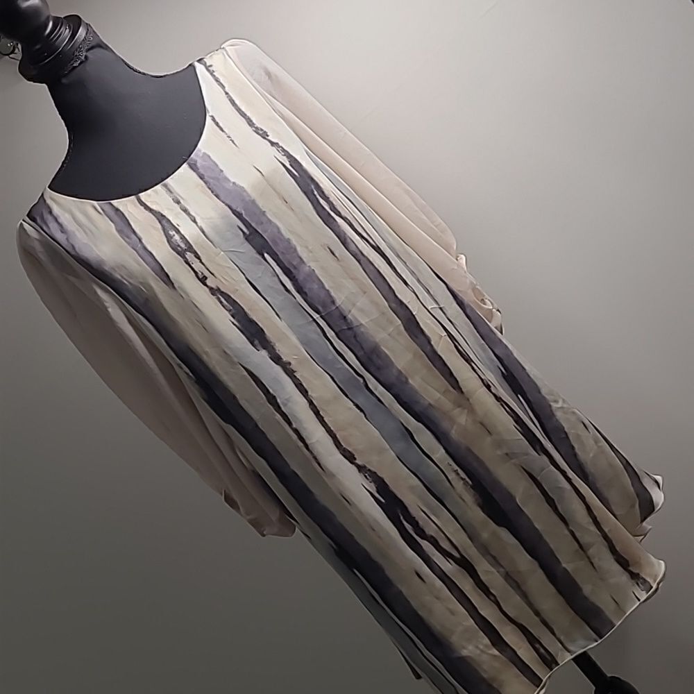 Costa Blanca collection M/M layered 100% polyester top